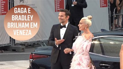 Lady Gaga e Bradley Cooper mostram sua linda parceria no Festival de Veneza