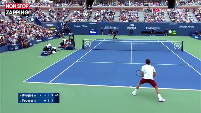 Roger Federer : son coup incroyable face à Nick Kyrgios à l'US Open (vidéo)
