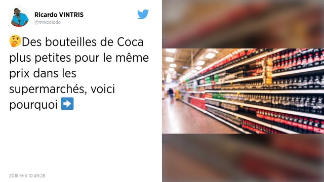 Taxe soda. Coca ruse avec des bouteilles plus petites… vendues plus cher.