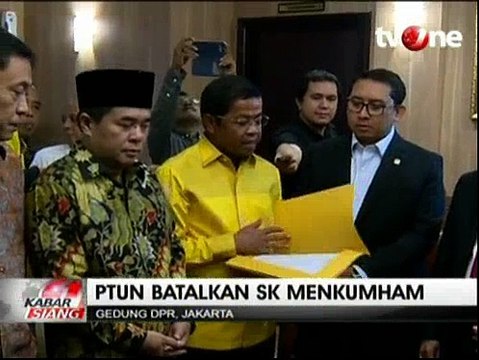 Sekjen Partai Golkar Serahkan Hasil Putusan PTUN