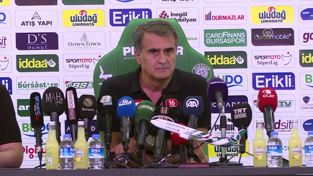 Bursaspor-Beşiktaş maçının ardından - Şenol Güneş - BURSA