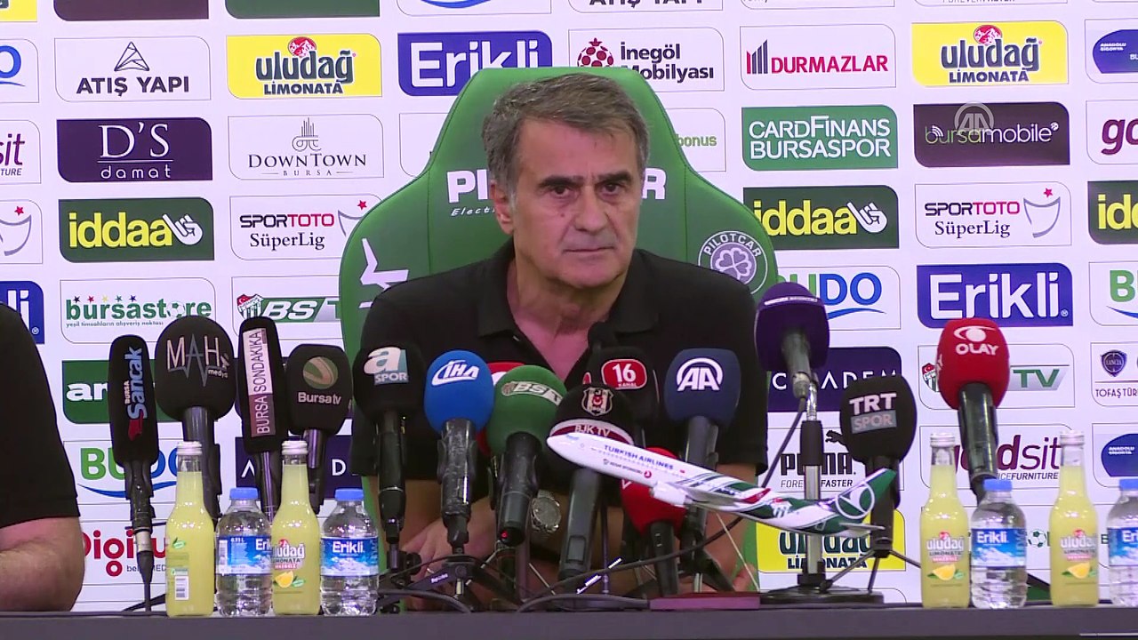 Bursaspor-Beşiktaş maçının ardından - Şenol Güneş - BURSA