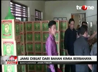 2 Pabrik Jamu Tradisional Berbahan Kimia Digerebek Polisi