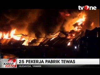 Pasukan Koalisi Saudi Gempur Pabrik Susu