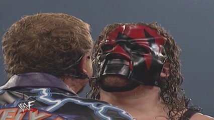 Kane chokeslams DDP by wwe entertainment