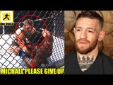 Khabib can't even finish his opponents he had to beg Michael Johnson to give up,Conor McGregor
