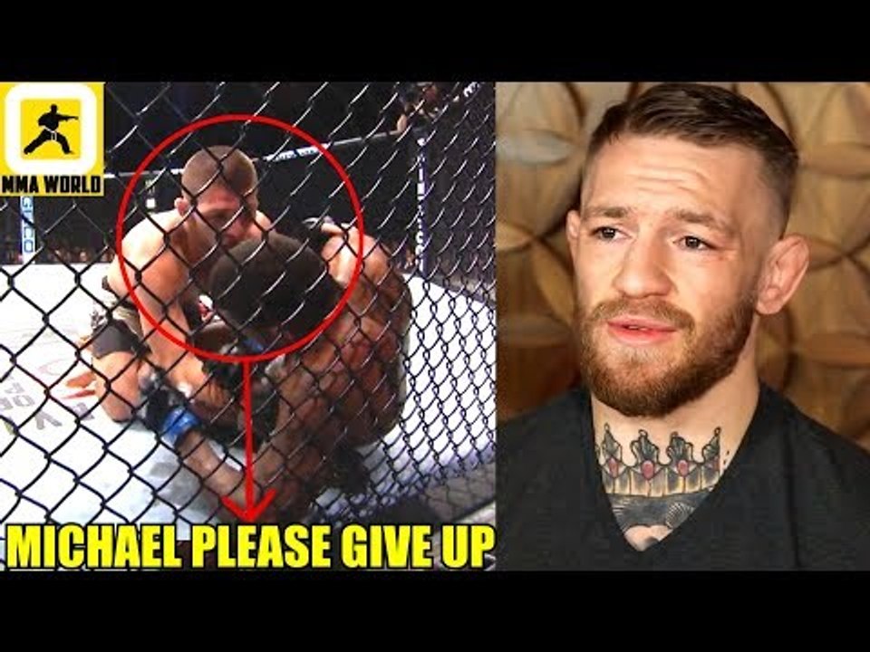 Khabib can't even finish his opponents he had to beg Michael Johnson to give up,Conor McGregor
