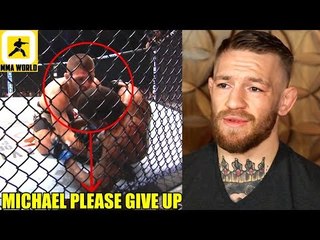 Khabib can't even finish his opponents he had to beg Michael Johnson to give up,Conor McGregor