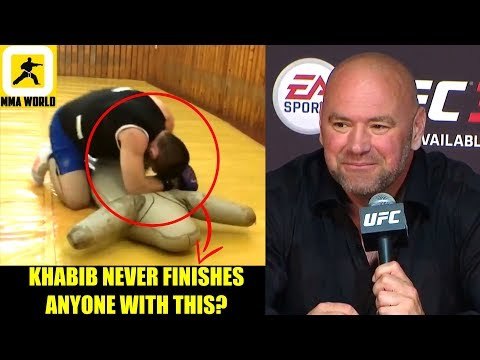 Khabib only depends on Ground and Pound and can't even finish his opponents?,Dana expects 2M PPV's