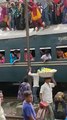 crowded train roof