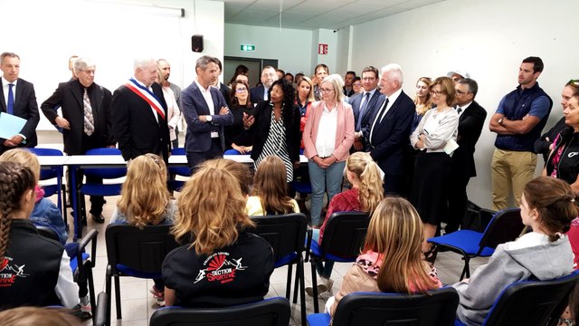 La ministre des Sports Laura Flessel en visite dans les Hautes-Alpes