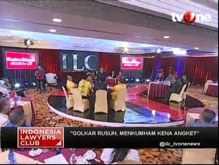 ILC Golkar Rusuh, Menkumham Kena Angket Bagian 10