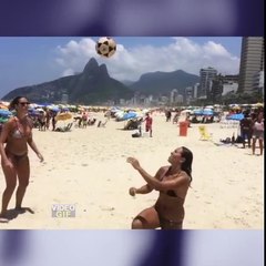 This is possible only on the beaches of Brazil