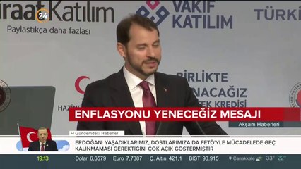 Bakan Albayrak'tan enflasyonu yeneceğiz mesajı