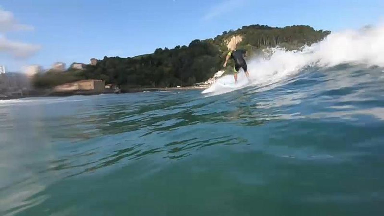 Aitor 'Gallo' Francesena surft blind