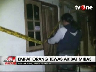Empat Orang Tewas Akibat Pesta Miras Palsu