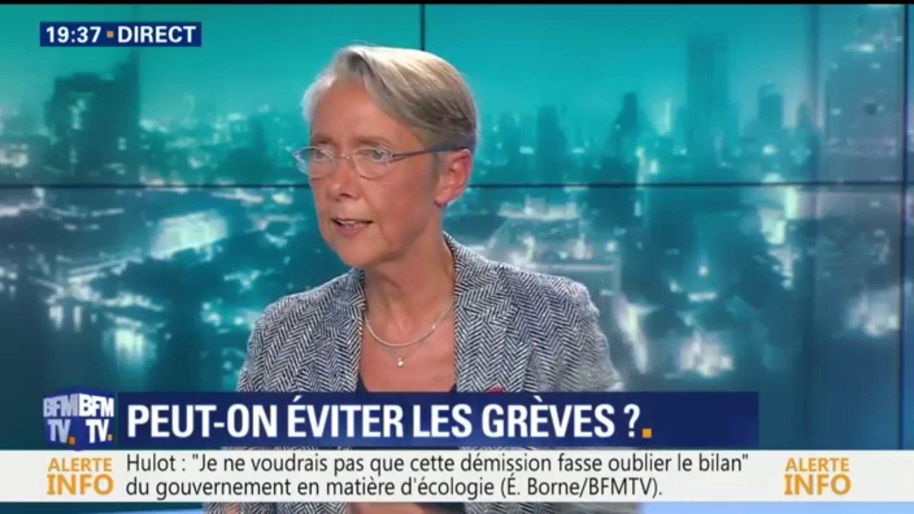 Pour Elisabeth Borne, le nouveau PDG d'Air France est "un des plus grands professionnels du secteur"