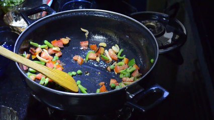 Macaroni Pulao recipe in Hindi - मेकरोनी राइस पुलाव