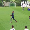 Marcelo, protagonista del último entrenamiento con un golazo