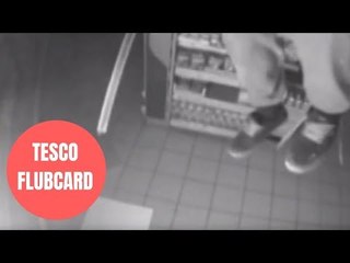 Stupid burglar is behind bars after falling through a Tesco ceiling during a failed robbery