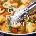 ☆☆GARLIC PARSLEY CHICKEN☆☆Pressed for time? This delicious one-skillet chicken dinner may be just what you're looking for!PIN IT:  RECIPE: