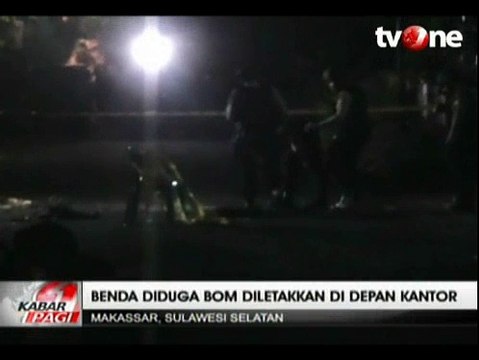 Benda Diduga Bom Ditemukan di Depan Kantor TV Swasta