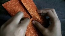 How to make  glitter sheet pencil pouch