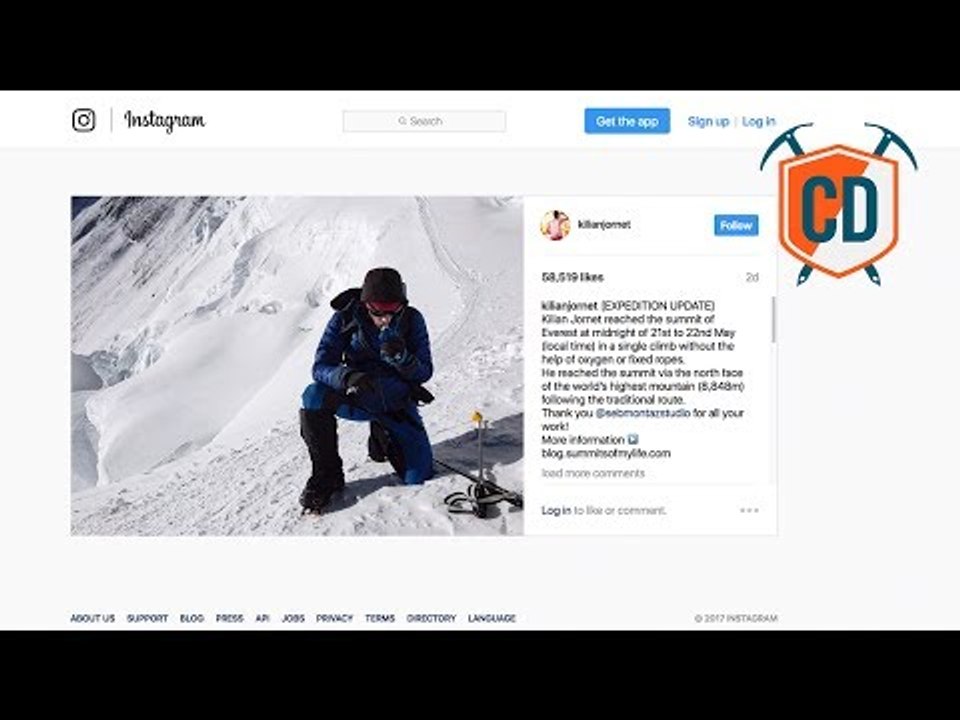 Did Kilian Jornet Set A New Record On Mt. Everest? | Climbing Daily Ep.936