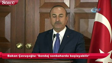 Çavuşoğlu Kıbrıs’ta sondaj çalışmaları için tarih verdi