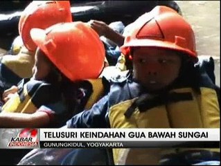 Serunya Menelusuri Sungai Bawah Tanah