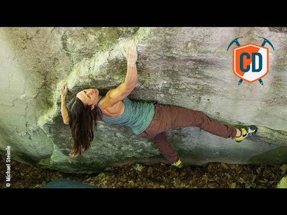 Second Women To Climb An 8C Boulder | Climbing Daily Ep.1192