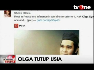 Ucapan Duka Cita untuk Olga Syahputra di Twitter