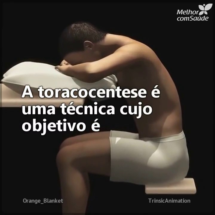 Explicamos como é realizada uma toracocentese