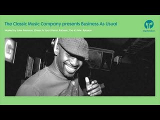 Business As Usual September 2018: Luke Solomon + Special Guest Rahaan