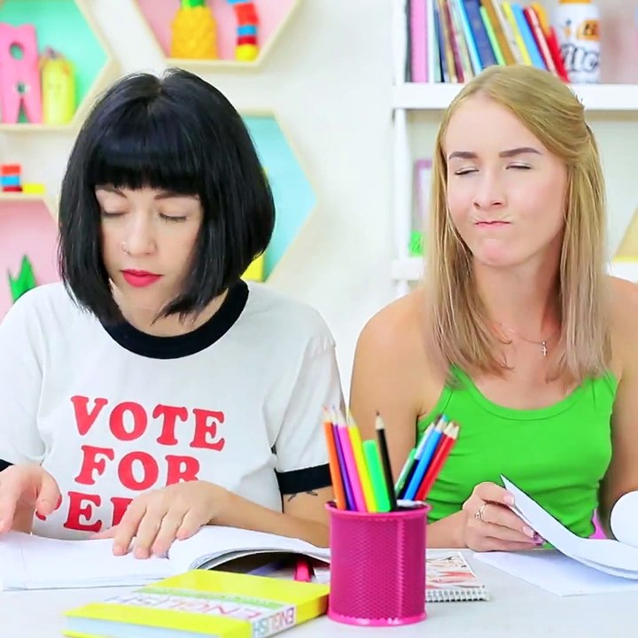12 Edible School Supplies / Weird Ways To Sneak Food Into Class. Full video: