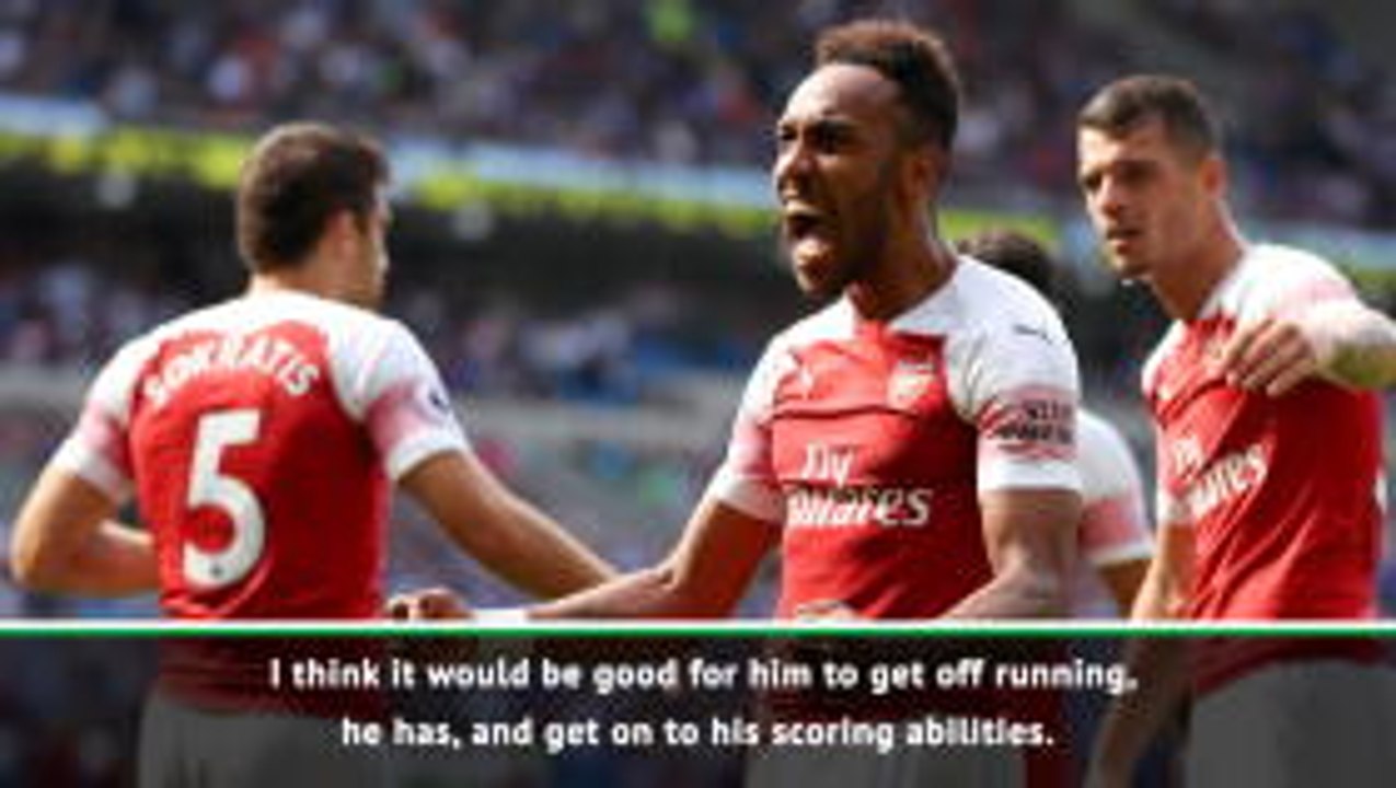 Aubameyang's goals 'vital' for Arsenal to regai...