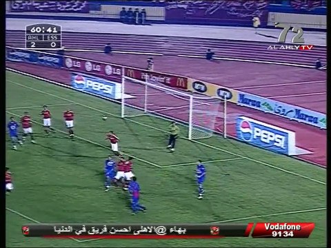 الشوط الثاني مباراة الاهلي المصري و النحم الساحلي 3-0 اياب نهائى دورى ابطال افريقيا 2005