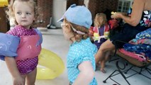 Mom sees Olivia Swim Underwater for First time and Quints Go To Princesses in Training