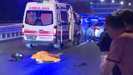 Şişli'de motosiklet devrildi: 1 ölü - İSTANBUL