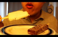 ASMR Chocolate icecream (cookie chip, milk mix, chocolate shell) Mukbang Eating Sounds l Lacol-ASMR