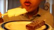 ASMR Chocolate icecream (cookie chip, milk mix, chocolate shell) Mukbang Eating Sounds l Lacol-ASMR