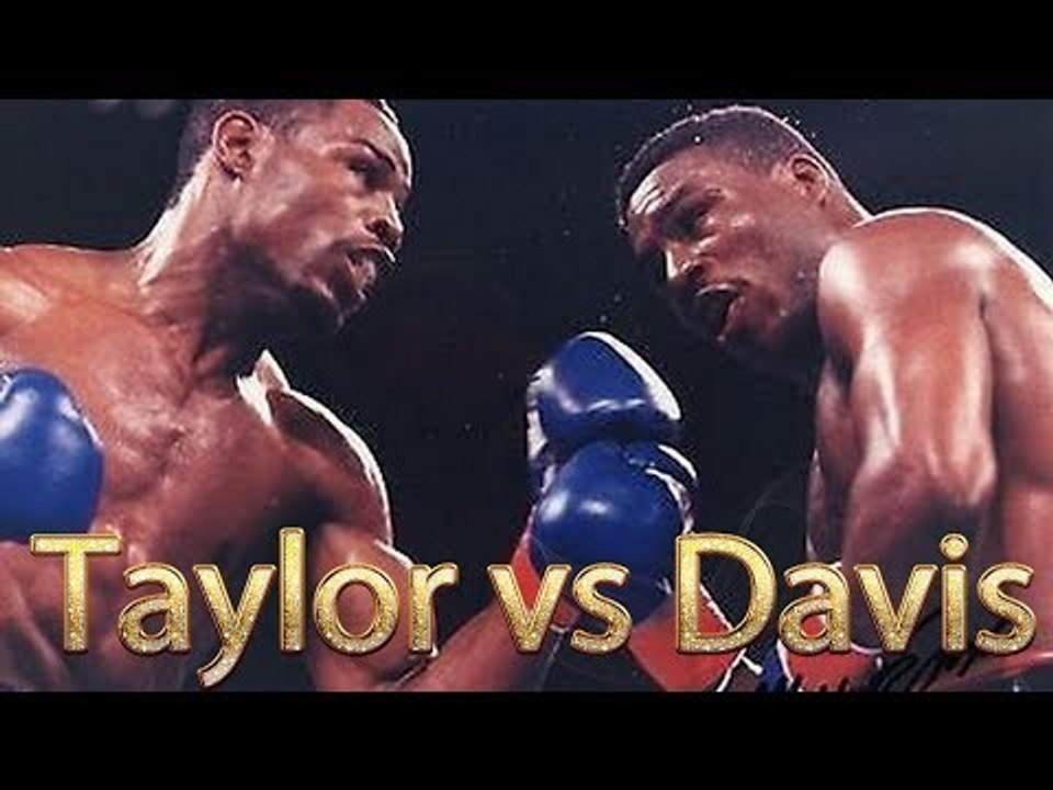 Meldrick Taylor vs Aaron Davis (Highlights) - video Dailymotion