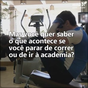 Fazer exercício é bom, mas seus efeitos não duram para sempre. Saiba o que acontece com seu cérebro se a prática não for constante.