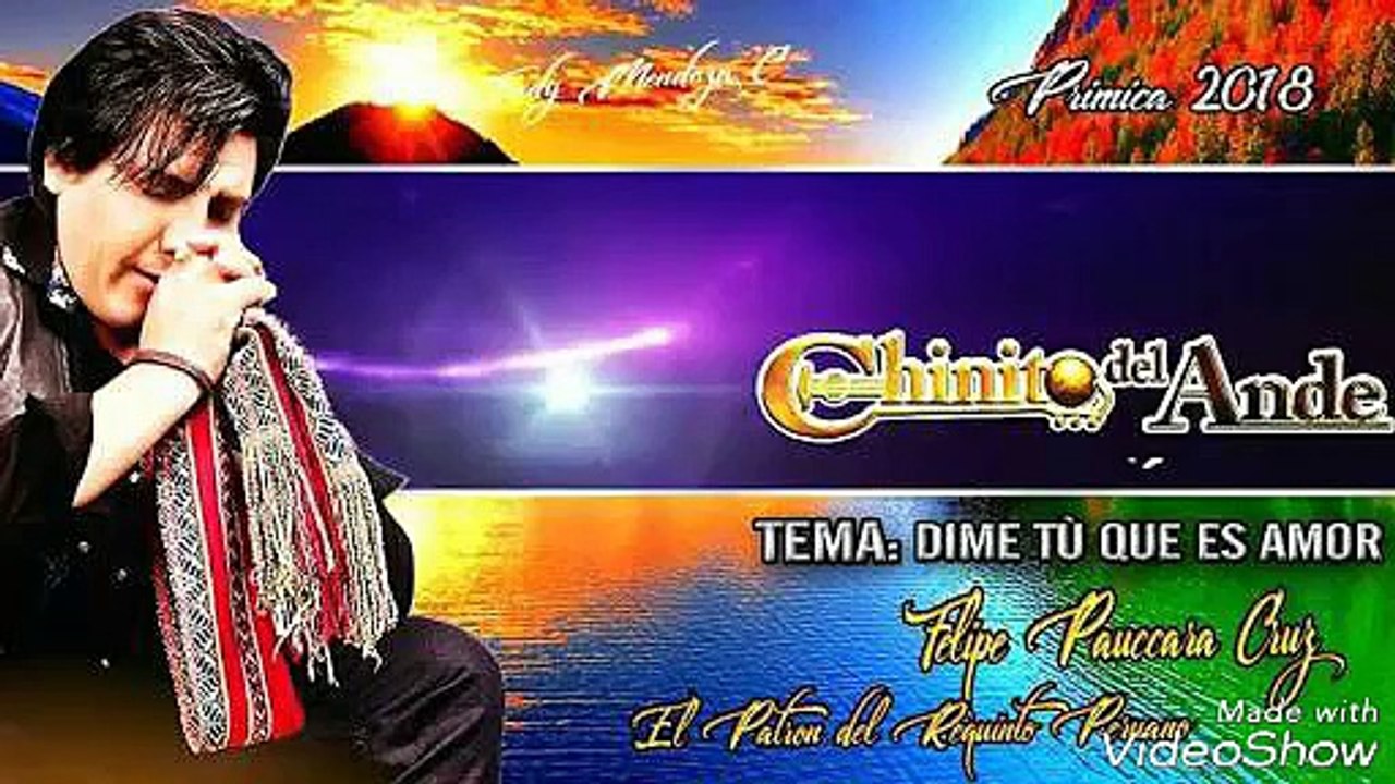 CHINITO DEL ANDE  PRIMICIA 2018 ►BASTA YA CORAZONCITO