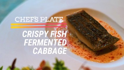 Crispy Fish With Fermented Cabbage Dish (Chef’s Plate Ep. 1)