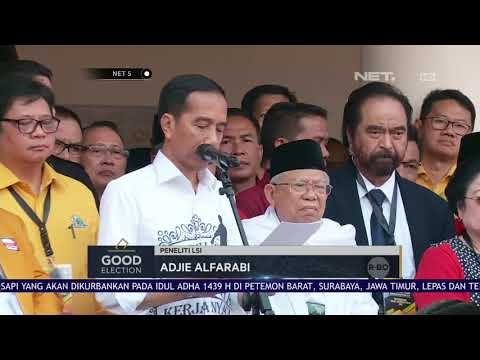 Elektabilitas Jokowi Ma'ruf Amin Unggul Dari Prabowo-NET5