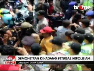 Demo di Pabrik Indocement Cirebon Berakhir Bentrok