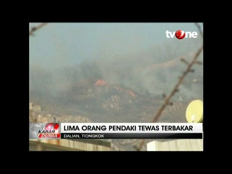 Lima Pendaki Tewas Terbakar di Gunung Dahei