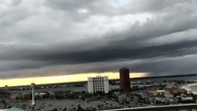 Timelapse Captures Outer Bands of Tropical Storm Gordon Rolling Into Pensacola