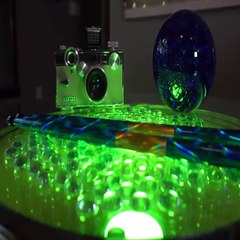 Table de bout en LED de plancher de tambour de Tom|DIY Floor Tom Drum Glowing LED End Table